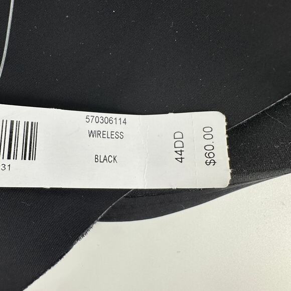 Soma Vanishing 360 Wireless Bra Black Smoothing Stretch Womens 44DD New - Picture 5 of 6